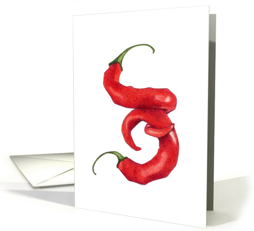 Hot & Spicy Customizable
 card (103988)