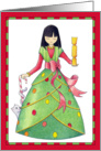 Christmas GIrl card