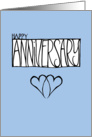 Happy Anniversary card