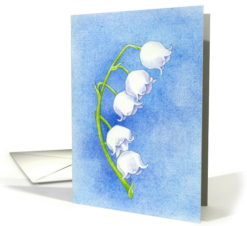 Lily of the Valley card (127203)
