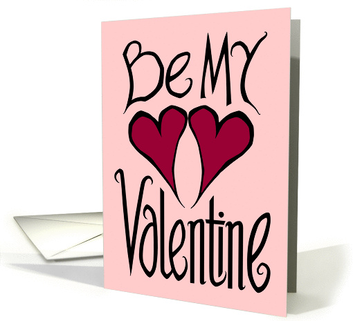 Valentine Hearts card (129413)