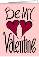 Valentine Hearts card