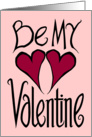 Valentine Hearts card