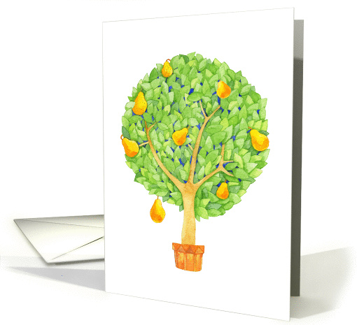 Any Occasion, Pear Tree, Blank Inside card (1354340)