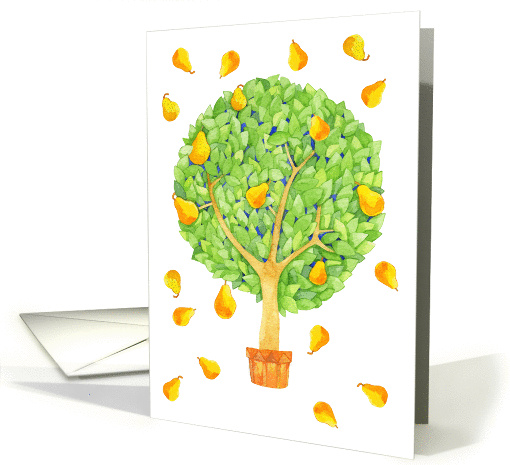 Any Occasion, Pear Tree Pears, Blank Inside card (1354344)