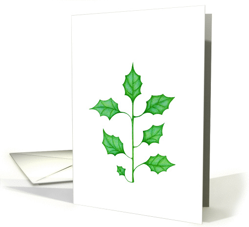 Green Leaves card (157163)