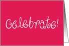 Celebrate Pink card