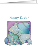 Blue Easter Egg card