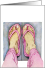 Pink Feet card