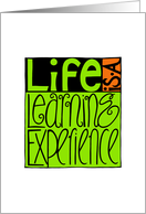 Life Experience card