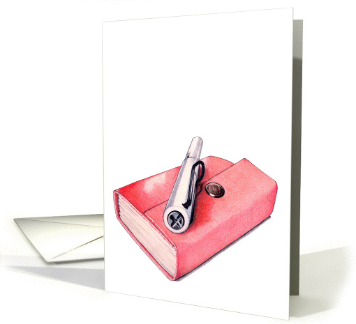 Red Mini Sketchbook card (169301)