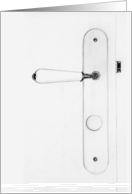 White Doorknob card