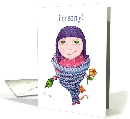 Sorry I've Been A Bit Tied Up lately! card (171073)