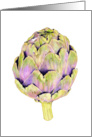 Purple Artichoke card