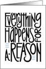 Everything Happens White card