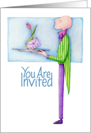 Butler Invitation card