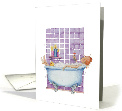 Bathtub Joy card (240108)