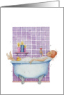 Bathtub Joy card