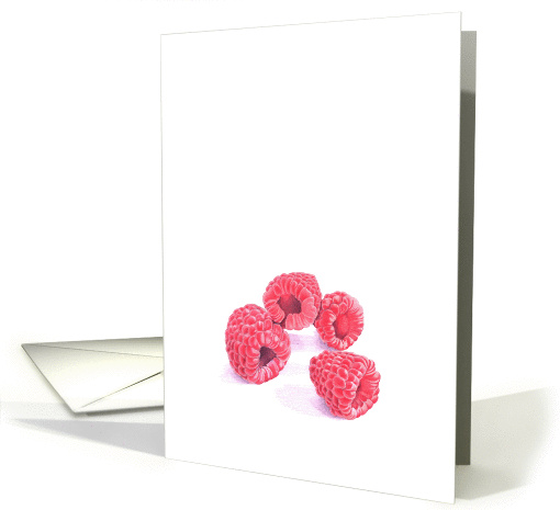 Raspberries card (246721)