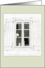 Cat in Window card