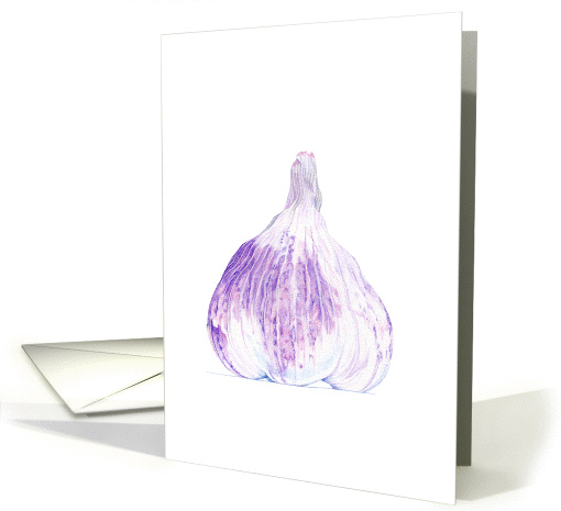 Purple Garlic card (282736)