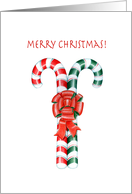 Candy Cane Duo card