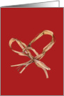 Twisted Twine Heart Red card