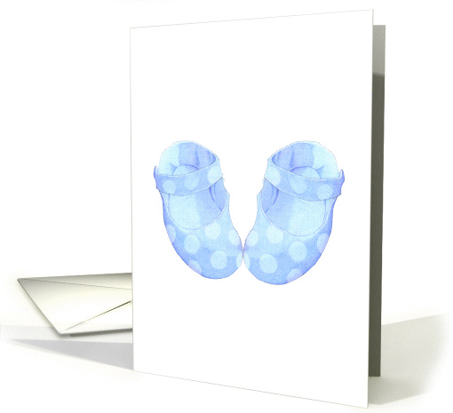 It's A Boy Booties card (354733)