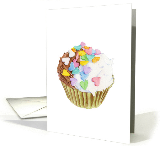 Cupcake Hearts card (374101)