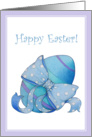 Blue Egg Easter Card