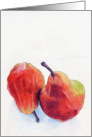 Two Red Pears card