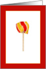 Candy Lolly card