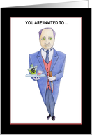 Murder Mystery The Butler card