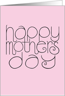 Mothers Day black card