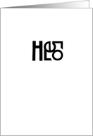 Hello black card