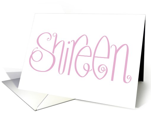 Shireen pink card (448967)