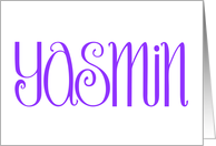 Yasmin purple card