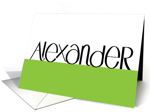 Alexander black card (468888)