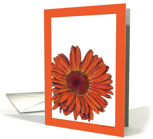 Gerbera card (49507)