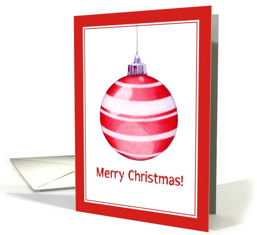 Christmas Ornament Red card (520992)