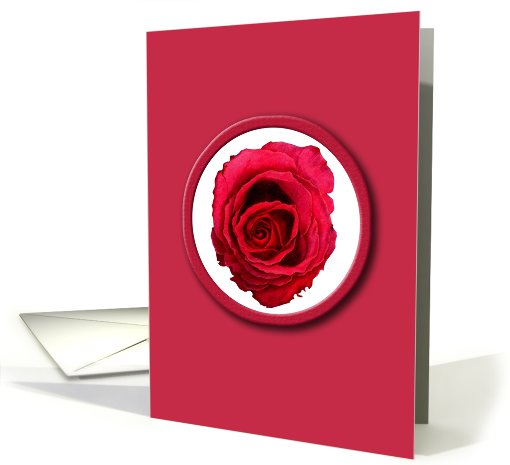 Red Rose Red card (553341)