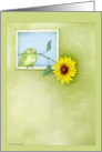 Sunflower Bird card