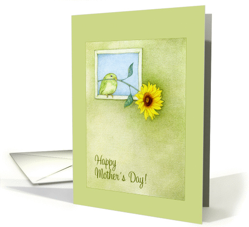 Sunflower Mother's Day card (57407)