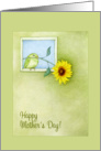 Sunflower Mother’s Day card