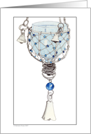 Candle Light Blue card