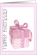 happy Birthday Pink Gift! card