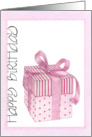 happy Birthday Pink Gift! card