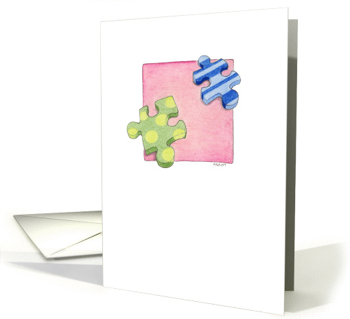 Jigsaw/Blank card (64270)