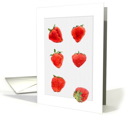 Strawberries Falling card (645468)