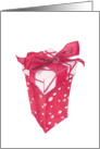 Red Gift Box card